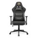 COUGAR CGR-A2F-GLB Universal-Gamingstuhl mit gepolsterter, bezogener Sitzfläche, Schwarz, Gold