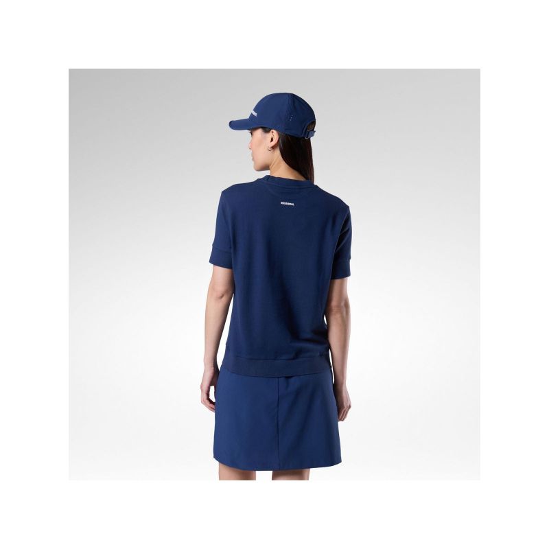 4. ROSSIGNOL Damen-Piqué-T-Shirt, Marineblau