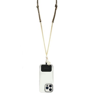 3. Guess 4G Chain CBDY Strap – braun