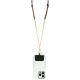 3. Guess 4G Chain CBDY Strap – braun