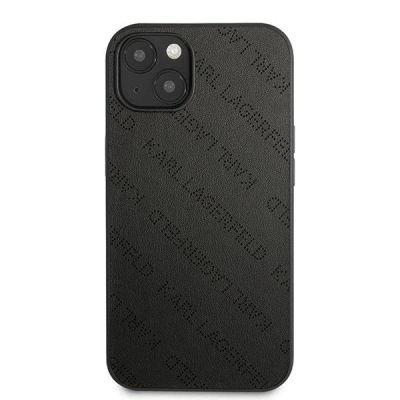 3. Karl Lagerfeld KLHCP13SPTLK iPhone 13 mini 5,4" Hardcase schwarz / schwarz Allover perforiert