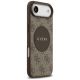 4. Guess 4G Circle Classic Logo MagSafe Hülle für iPhone Air - braun