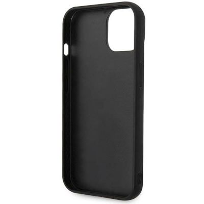 7. Karl Lagerfeld Puffy Elongated Logo Case für iPhone 14 Plus – Schwarz