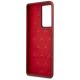 7. Mercedes Silicone Line Case für Samsung Galaxy S21 Ultra - Rot