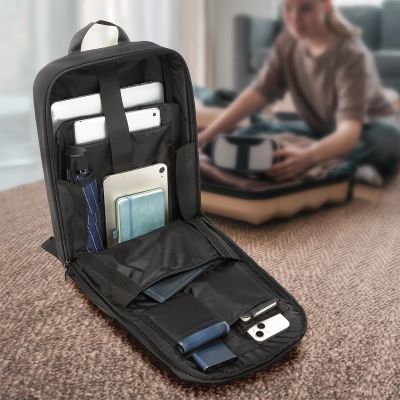 11. Wozinsky Premium Wasserdichter Laptop-Rucksack - Schwarz