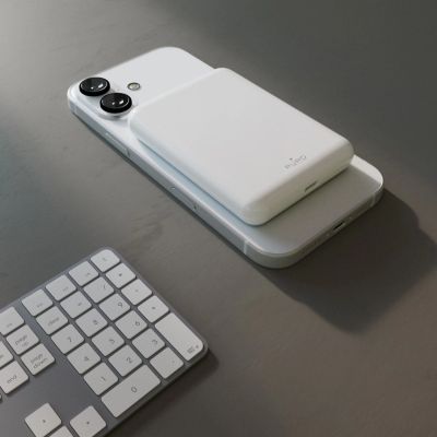 5. Puro Power Mag 5000mAh 20W Power Delivery USB-C Powerbank - Weiß
