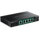 Trendnet TPE-B541 Switch, Managed, Gigabit Ethernet, Vollduplex, PoE, Wandmontage