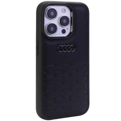 2. Audi GT Kunstlederhülle für iPhone 15 Pro Max – Schwarz