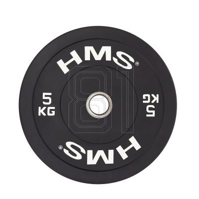 27. Olympia-Hantelscheibe HMS SCHWARZ 5 kg BBR05 