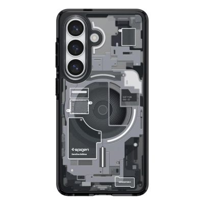 3. Spigen Ultra Hybrid Mag MagSafe Hülle für Samsung Galaxy S26 Zero One – Transparent Schwarz