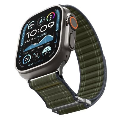 12. Spigen WBF0 Armband für Apple Watch 44 / 45 / 46 / 49 mm - Grün