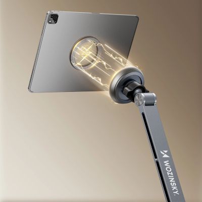 6. Wozinsky WTY0YS1 Magnethalterung, 360° drehbar, solide, für Telefon und Tablet - grau