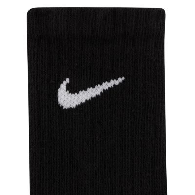 4. Nike Everyday Cush Crew Kindersocken 6 Paar Schwarz SX6910 010