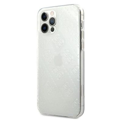 2. Guess GUHCP12M3D4GTR iPhone 12/12 Pro 6,1" transparentes Hardcase 4G 3D Pattern Collection