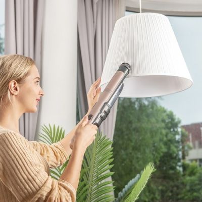 17. Black & Decker DVC320BRG Tragbarer Staubsauger, beutellos, Roségold