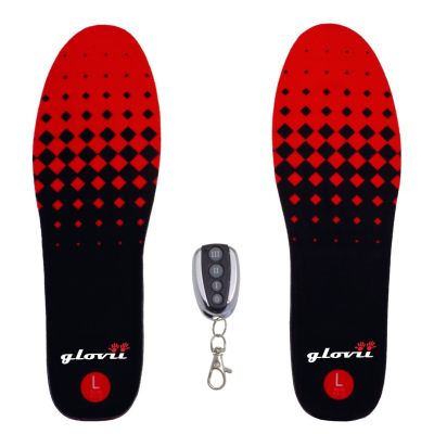 32. Glovii GW2M beheizte Schuheinlage (35, 36, 37, 38, 39, 40; schwarz und rot)