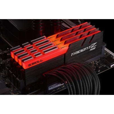 4. G.Skill Trident Z RGB (für AMD) F4-3200C16Q-32GTZRX Speichermodul 32 GB 4 x 8 GB DDR4 288-Pin DIMM