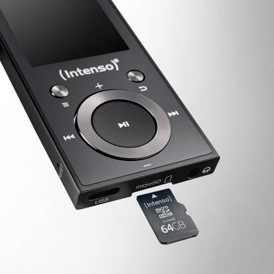 7. Intenso 3717490 MP3/MP4-Player, 64 GB, Schwarz