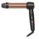 Rowenta CF4620E0 | Lockenstab mit Drehfunktion | Keramikheizsystem | Ionen-Technologie | Durchmesser: 27, 32, 38 mm | Temperatur (min.): 150 °C | Temperatur (max.): 210 °C | 4 Heizstufen | LCD-Display | 86 W | Schwarz/Kupfer