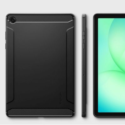 11. Spigen Rugged Armor Schutzhülle für Samsung Galaxy Tab A11+ Plus 11.0 X230 / X235 / X236 - Schwarz