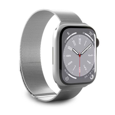 Puro Milanese Edelstahlarmband für Apple Watch 42/44/45/49 mm – Silber