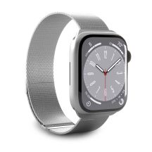 Puro Milanese Edelstahlarmband für Apple Watch 42/44/45/49 mm – Silber