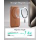 3. ESR Classic Magnetische Geldbörse MagSafe für Handys – Braun