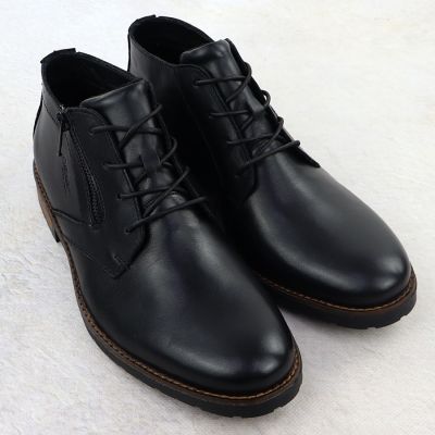 3. Herren-Ankle-Boots aus Leder, ungefüttert, schwarz, Rieker14609-00