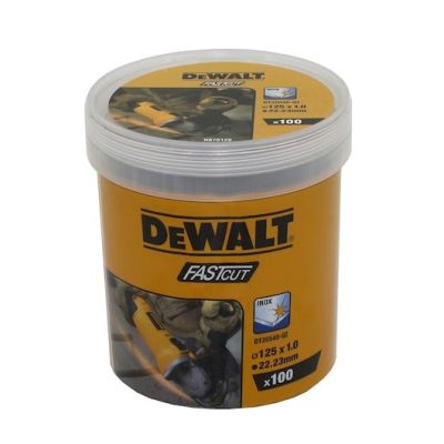 2. Metallscheibe 125 x 1,0 mm Edelstahl / 100 Stück DT2054 .DEWALT