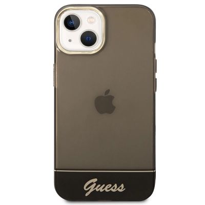 3. Guess GUHCP14SHGCOK iPhone 14 6.1 "schwarz / schwarz Hardcase Durchscheinend