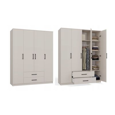 5. ROMANA KLEIDERSCHRANK 160X205 KASCHMIR OHNE SPIEGEL-SET