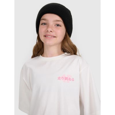 6. Oversized T-Shirt mit Aufdruck für Mädchen 4F 4FJRAW25TTSHF2935-11S