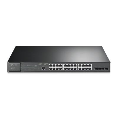 2. TP-Link JetStream TL-SG3428MP Managed Network Switch L2+ Gigabit Ethernet (10/100/1000) PoE-Unterstützung 1 HE Schwarz
