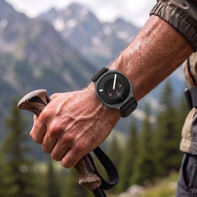 4. Tech-Protect Nylon Pro Armband für Samsung Galaxy Watch 40/44/46 mm – Schwarz