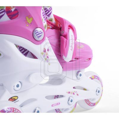 4. Smj Sport Hearts 2in1 Rollschuhe + verstellbare Rollen HS-TNK-000017130