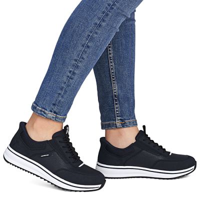 6. Marineblaue Damen-Pumps mit hohem Absatz Rieker L5850-14