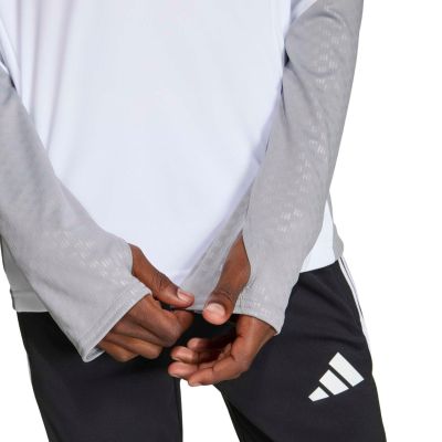 13. adidas Tiro 26 Competition Trainingsshirt für Kinder, weiß und grau KA7577