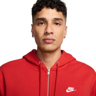 3. Nike Club BB FZ Hoodie Herren Rot FN3861 657