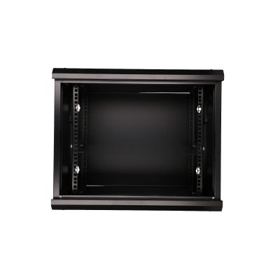 2. Extralink 9U 600x450 Schwarz | Rackschrank | Wandmontage