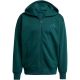 2. Herren adidas ALL SZN Fleece-Sweatshirt mit durchgehendem Reißverschluss Grün JX5101