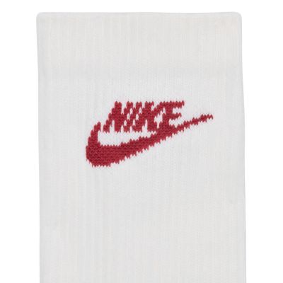6. Nike Everyday Elevated Socken, 3 Paar, Weiß, IH8522 906
