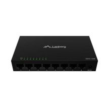 LANBERG SWITCH DSM1-1008 8X1GB/S UNMANAGED GIGABIT ETHERNET 12V (METALLGEHÄUSE)