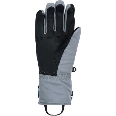 4. Damen-Skihandschuhe VIKING Norvika Ski Lady, grau mit weißem Leder