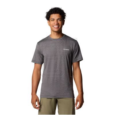 Columbia Kwick Hike Back Graphic SS Tee 2071754014 Schwarz L