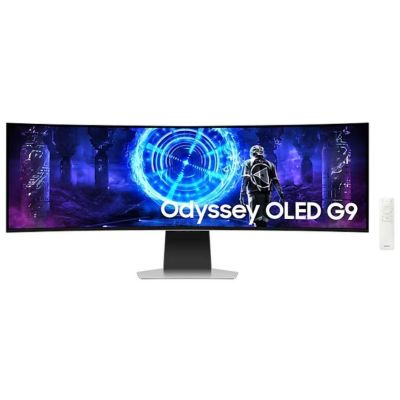 2. Samsung S49DG950SU Computermonitor 124,5 cm (49 Zoll) 5120 x 1440 Pixel Dual QHD OLED Silber