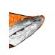 3. ORTOVOX Bivy Ultraleichter rechteckiger Schlafsack für Erwachsene aus Polyurethan, Silberblau, Orange