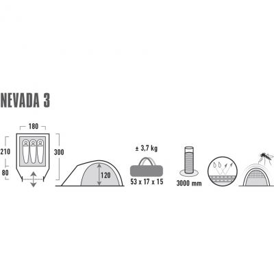 10. High Peak Nevada 3 Zelt 10203