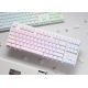 10. Ducky One 3 Classic Pure White TKL Gaming-Tastatur mit RGB-LED-Beleuchtung – MX-Clear USB-Tastatur, Deutsch, Weiß