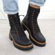 7. Damen-Winterstiefel im Worker-Stil, schwarz, Rieker 72653-00