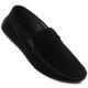 10. Herren-Slipper aus Wildleder mit Lochmuster, schwarz, News 4873